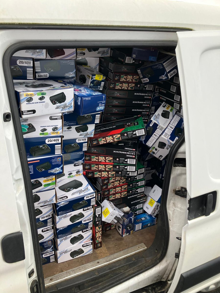Two shotguns and loaded crossbows have been recovered after police executed a firearms warrant in Naas Lane, Quedgeley, this morning.

11 dogs were also found, at least three are suspected to have been stolen.