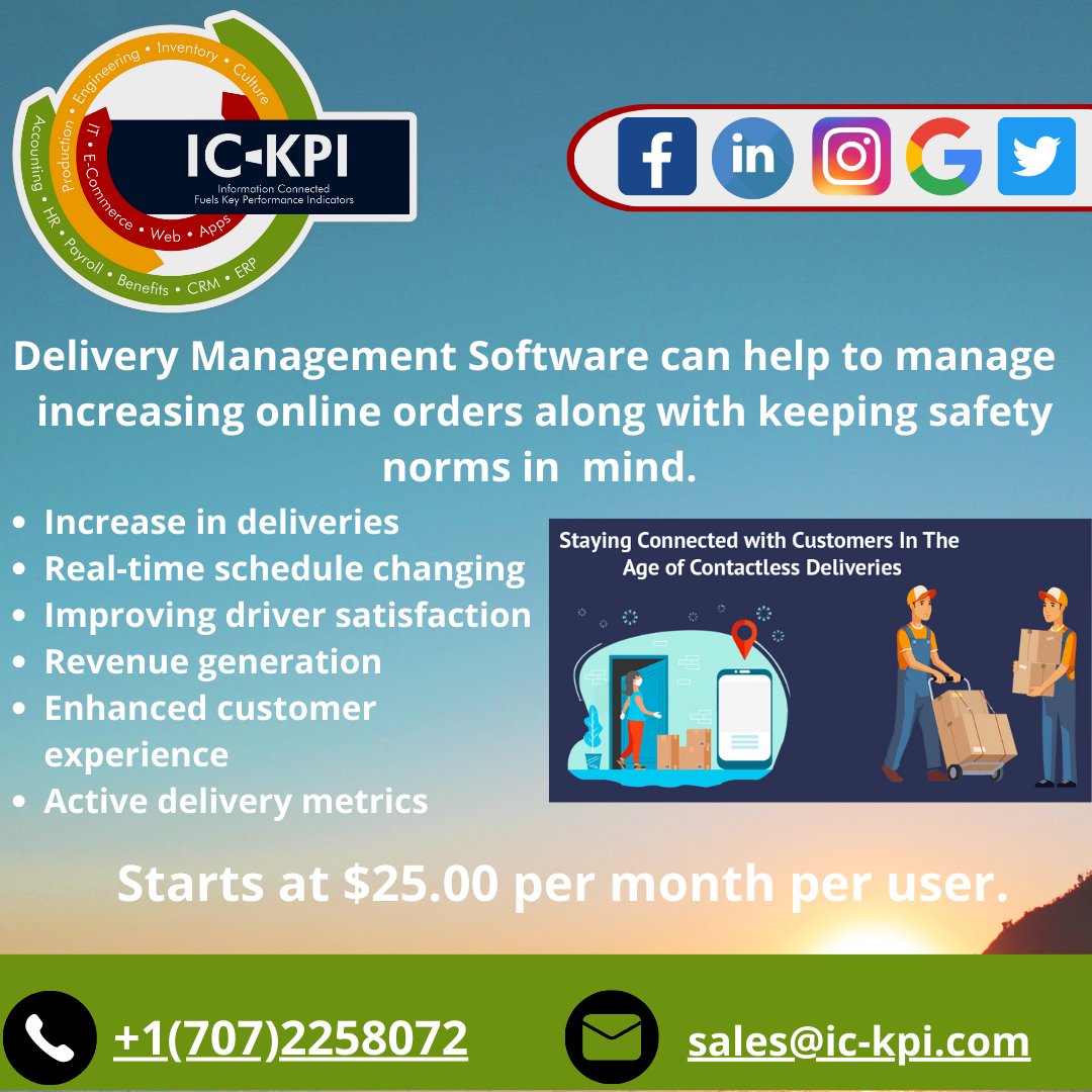 ic_kpi's tweet photo. #RouteManager #routemanager #Delivery #safedelivery #bestdeliverysoftware #ICKPI #shortesttimedelivery #stressfreedelivery #moderndelivery #Business #BestERPSoftware #ERPSoftwareProviders
For More Details:-
.
IC-KPI
.
tel:+1(707)2258072
.
https://t.co/IPqYqVM4Fx https://t.co/UF2NQ23gBh