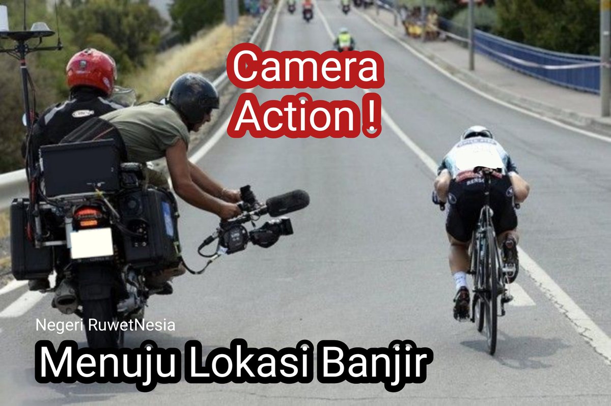 sutanmangara's tweet photo. Camera Action !!!
Ngonten Meneh....

Rakyat pada kenak bencana, dia malah ngonten...Ajib benerrrr.

Nasib Negeri RuwetNesia https://t.co/y7jiTD4NFP