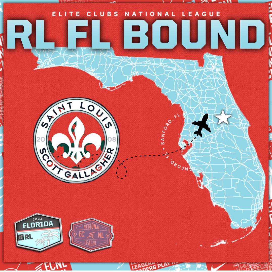 HERE WE GO!! 

In ✌🏽days our 2006 and 2004/2005 RL team will be in Sanford Florida for the <a href="/ecnlgirls/">ECNL Girls</a> showcase. We look forward to the competition 

#wearescottgallagher #leadersplayhere