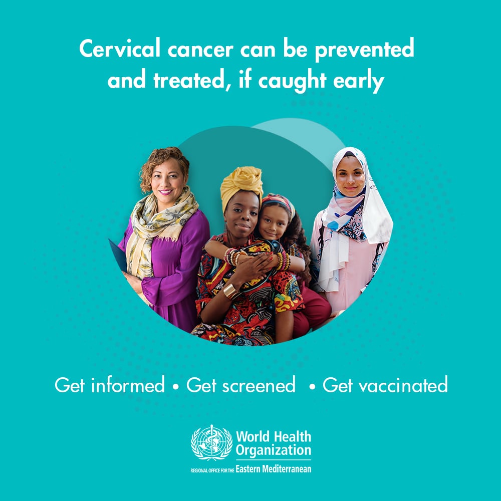 Cervical cancer can be prevented and treated,if caught early #vaccinatetoprotect #vaccineswork #cancerawarenessmonth
