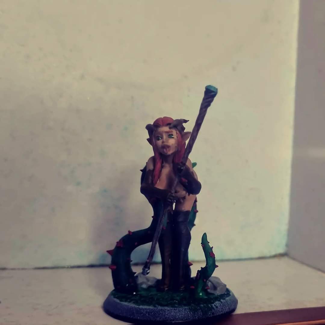 xandriaaeorn's tweet photo. Secret Training Druid miniature #miniaturepainting #miniature #nsfwmini #paintedmini #paintedminiature https://t.co/UTDInfzEle