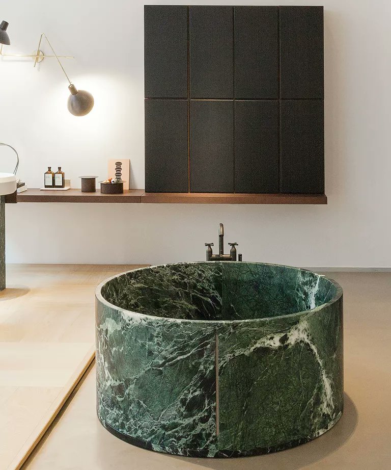 CravenRealtors's tweet photo. A stone tub like this can give a #bathroom a luxurious feel. #renovations  https://t.co/nIRYY6pIUg https://t.co/GxIUdKnTmk