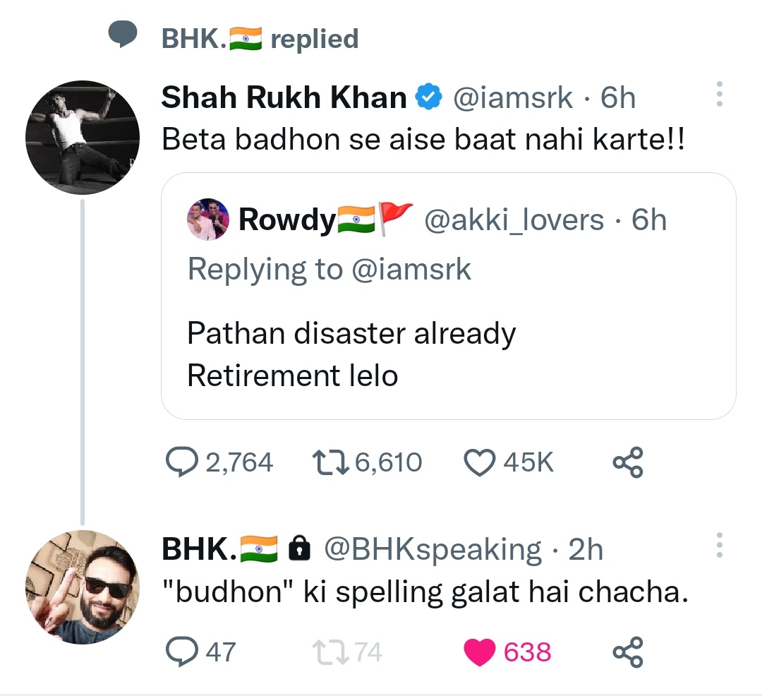 Fattt se Headshot...😆🤣
@BHKspeaking Bhai