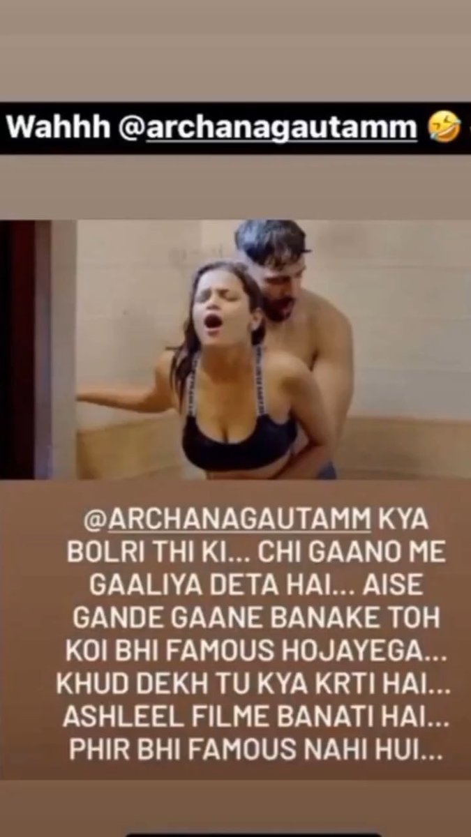RohitTh21118778's tweet photo. @ColorsTV @BeingSalmanKhan @BiggBoss_Tak @BiggBoss @ColorsTV Archana Gautam is #Loooser Sycooooooooo @ColorsTV kindly through this #Shit out of big bosss ..! Pehle Khud sb k professional life p bolti h jb Khud p aati h toh #Family women card #Khelti h Looser and #MCStan𓃵 is Pure Heart ❣ @BeingSalmanKhan https://t.co/52nrSwzm0c