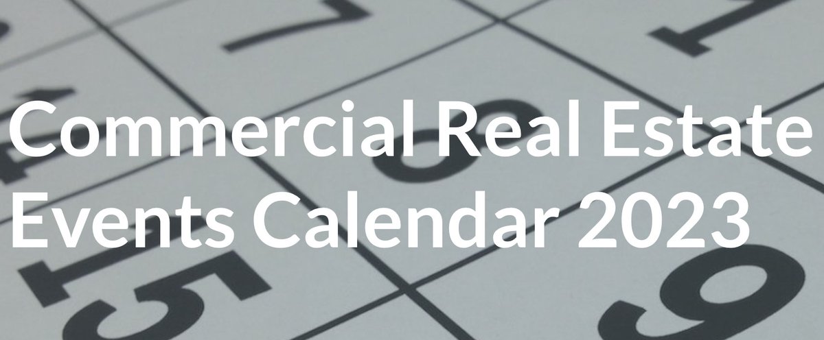 inmotionre's tweet photo. Our #commercialrealestate events calendar for 2023.

Thank you to the organizations that continue to put together incredible events year after year: @CREtechclimate, @CoreNetGlobal, @ICSC, @SIORglobal, @Bisnow, @connectCRE, @CORFACIntl, and many more!

https://t.co/xkhVxrQIUe https://t.co/8nNT0oBxQ3