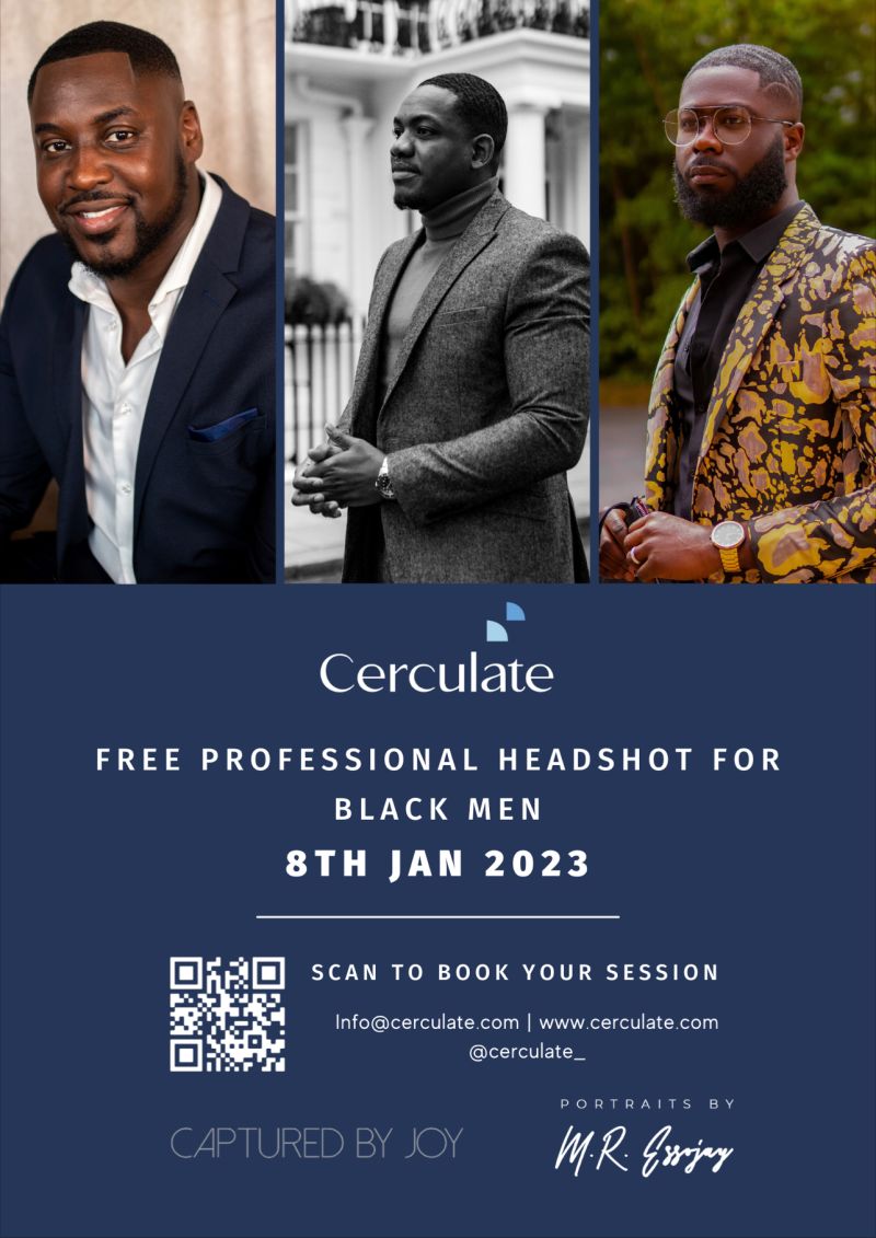 I've just found this on Linkedin and, wow, what an amazing opportunity. If you are a black man needing a headshot, this one's for you. lnkd.in/epPcqxcF