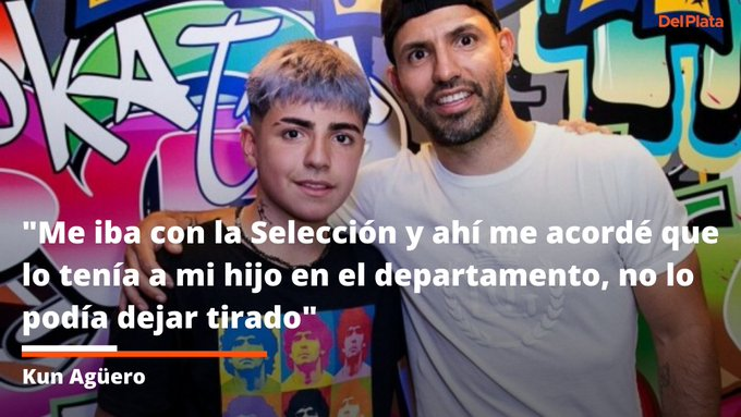 Gran gesto del Kun el no dejar a su hijo en Qatar.