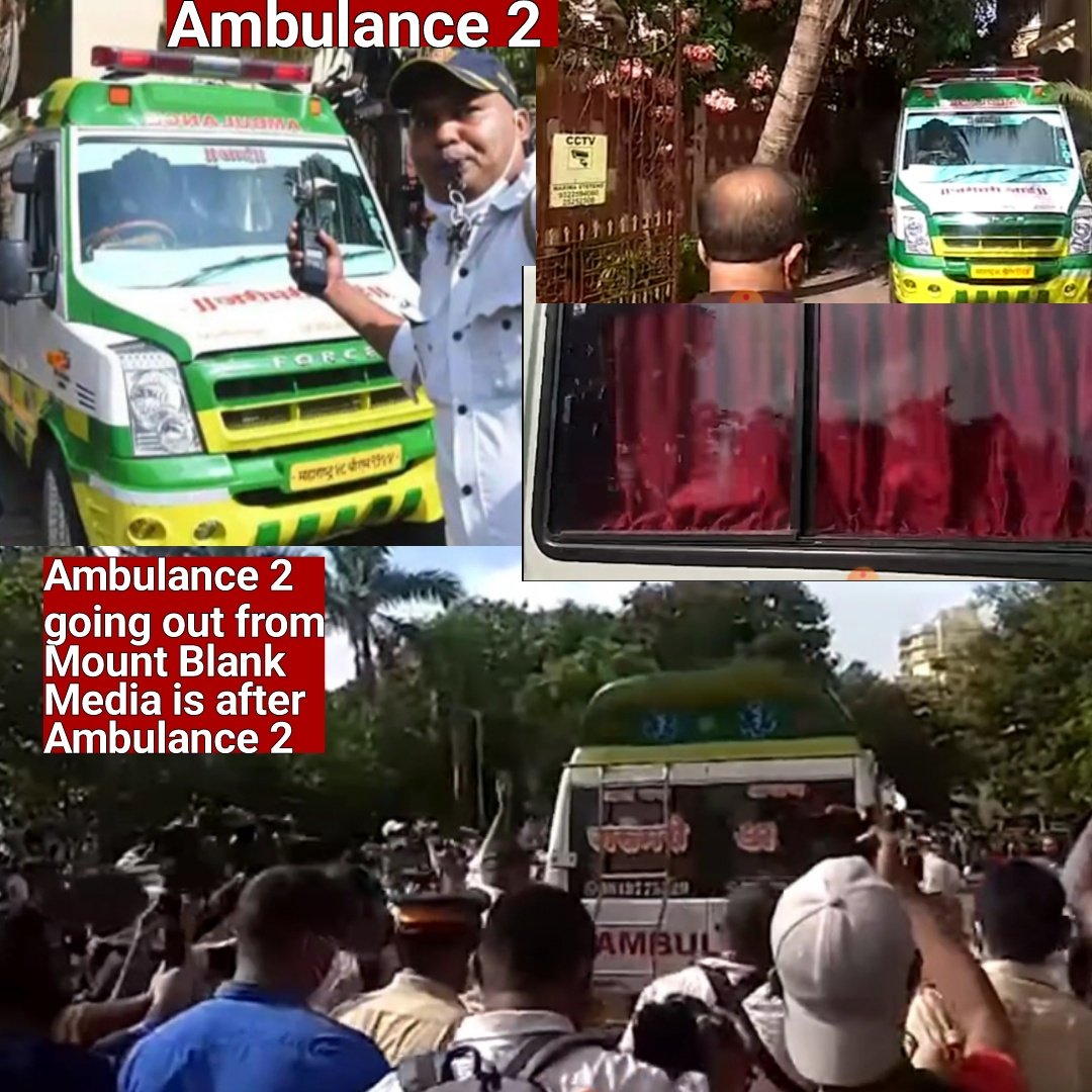 itsdevanie's tweet photo. #itsSSRMonth
Question 3 :
No of AMBULANCE ๐2
No of Mortal ๐๐๐ 1๐ค
๐Ambulance 1 (Broken Wheel)
๐Ambulance 2 (Totally Covered with Curtains)
Ambulance1 Wheel was Broken (as per the Driver SADAF) then WHY & How He was Present at COOPER HOSPITAL @itsSSR M(Pic 4)!?! https://t.co/nRwp8T7dCG