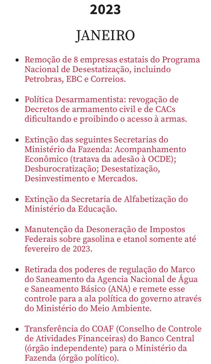 desentregaslula's tweet photo. Principais DESENTREGAS desse Desgoverno em apenas 3 dias: https://t.co/b3NfquNLHp