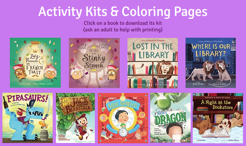 joshfunkbooks's tweet photo. Looking for something to do this rainy Sunday?

Did you know there are FREE downloadable activity kits and coloring pages for my books? It's true!

See here: https://t.co/ZTuKNnjBJ1 https://t.co/8C1wZ4QkY1