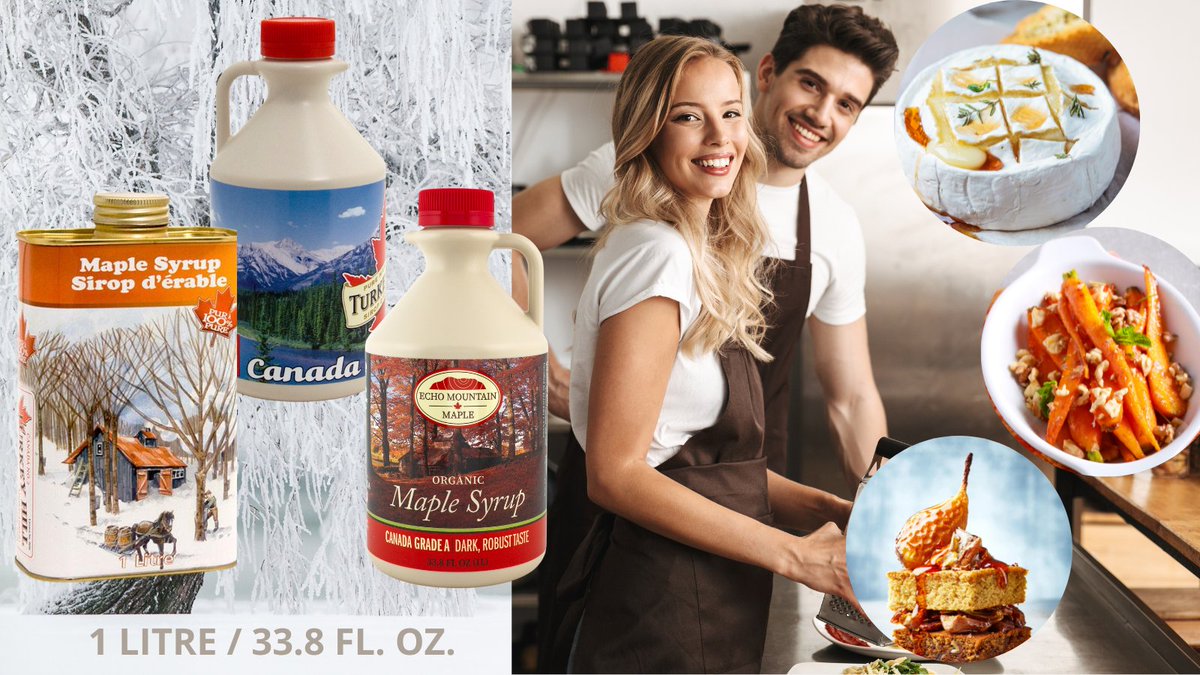 TurkeyHillMaple's tweet photo. Pure maple syrup from Canada. We carry convenient larger size: 1-litre / 33.8 fl. oz. for the passionate about food.🍮🥞🧇 We ship everywhere in the world. https://t.co/4GeghZiRyy
#turkeyhillsugarbush #maplesyrup https://t.co/9C6jt3tQi5