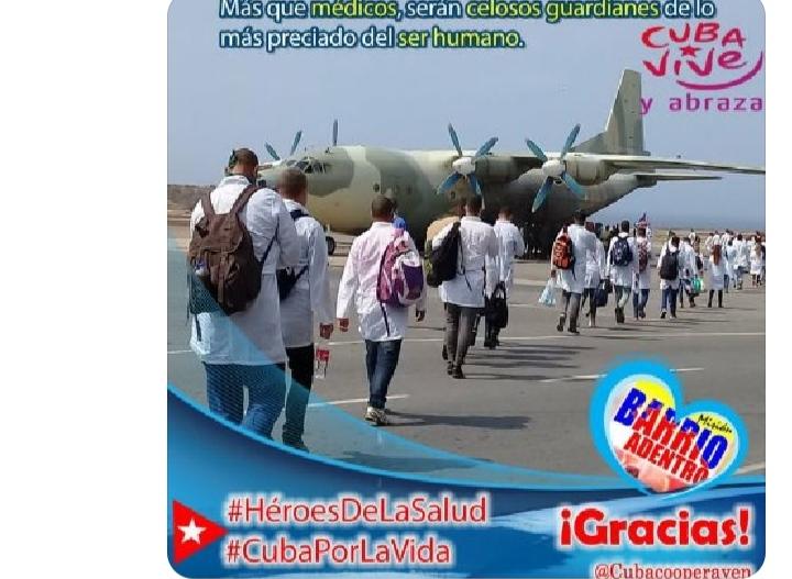 ASIC_MirandaCar's tweet photo. #CubaPorLaVida 
#CubaPorLaPaz 
#CubaEsAmor 
#MejorSinBloqueo 
@ASIC_MirandaCar
@cubacooperaven https://t.co/qHzBWUOomq