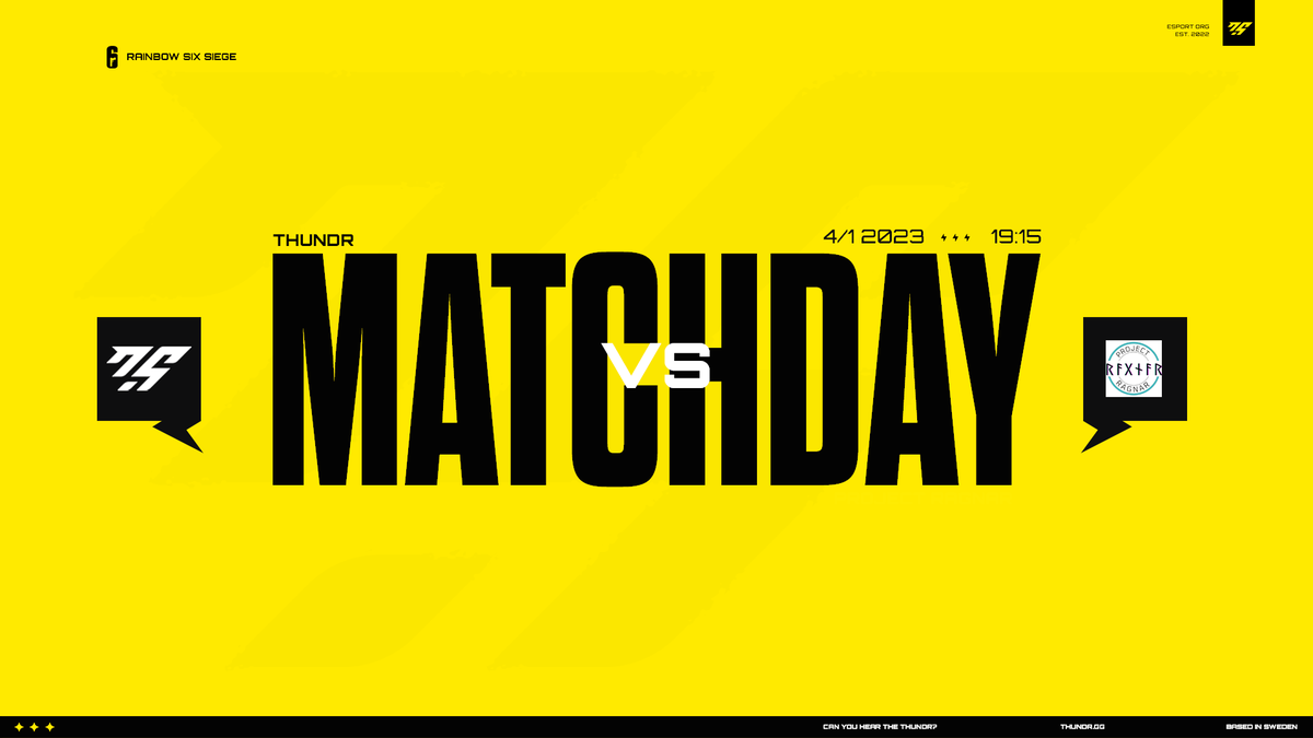 Reporting in to defend the throne in <a href="/UbiNordicEsport/">Ubisoft Nordic esports</a>'s Nordic Championship!

🆚 <a href="/ProjectRagnar/">Project Ragnar</a>
🕠 19:15PM CET
📺 twitch.tv/rainbowsix_npl | #R6NC