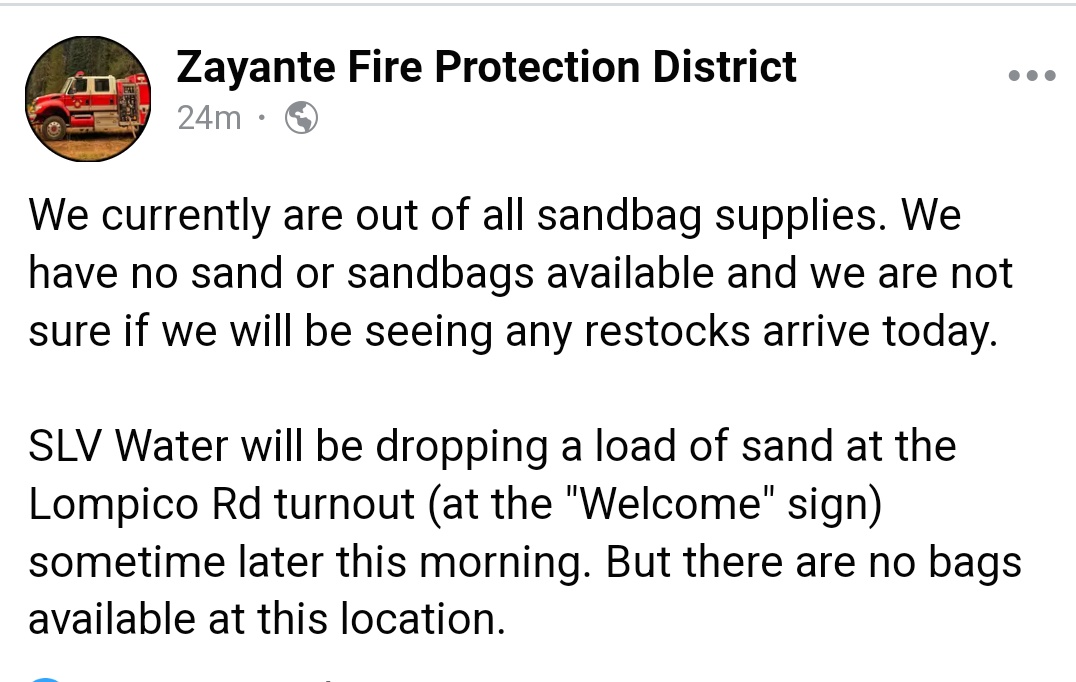 Thepitbulllady's tweet image. Update from Zayante Fire Department's Facebook  #felton #lompico #santacruzmountains #zayante