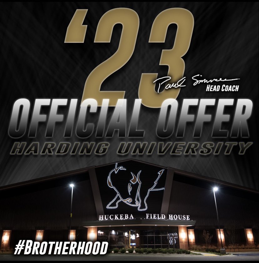 Josh Lawrence (@joshlawrence98_) on Twitter photo #ATTG I am blessed to receive an offer to Harding University!!!💪🏻 <a href="/MattUnderwoodHU/">Matt Underwood</a> <a href="/KChism_/">Kevin Chism</a> <a href="/PaulSimmonsHU/">Paul Simmons</a> #Brotherhood #ATTG I am blessed to receive an offer to Harding University!!!💪🏻 <a href="/MattUnderwoodHU/">Matt Underwood</a> <a href="/KChism_/">Kevin Chism</a> <a href="/PaulSimmonsHU/">Paul Simmons</a> #Brotherhood