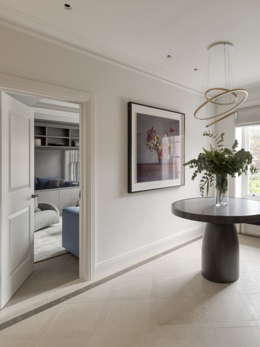 Artisans of Devizes (@artisansdevizes) on Twitter photo The reception to LLI Design's Hampstead project is wonderfully pared back with bolder, contemporary accents. The clients chose Artisans Sloane limestone with a contrasting border of Kimmeridge honed limestone for the floors throughout the ground floor.
Project by <a href="/llidesign/">LLI Design</a> The reception to LLI Design's Hampstead project is wonderfully pared back with bolder, contemporary accents. The clients chose Artisans Sloane limestone with a contrasting border of Kimmeridge honed limestone for the floors throughout the ground floor.
Project by <a href="/llidesign/">LLI Design</a>