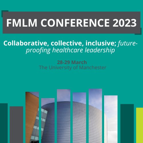 It’s been a really great professional privilege to be involved in bringing this conference to .@OfficialUoM - please come and join us to contribute to #medicalleadership #medicalmanagement debates & hear from those currently involved in it #FMLMCONF23