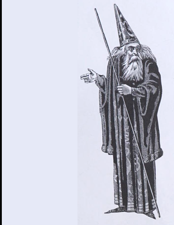 otherhappyplace's tweet photo. i like this old illustration of a Wizard it looks like he's saying "I don't know! How the hell should i know?" https://t.co/JiMGZHp4YS