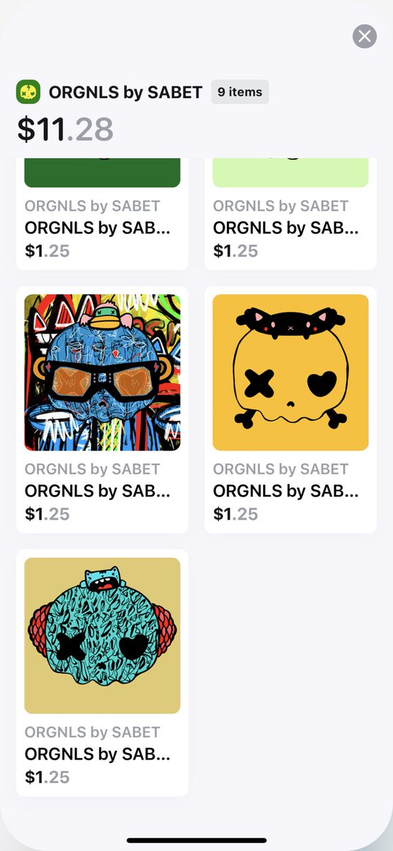 Minted my <a href="/sabet/">sabet</a> #orgnls