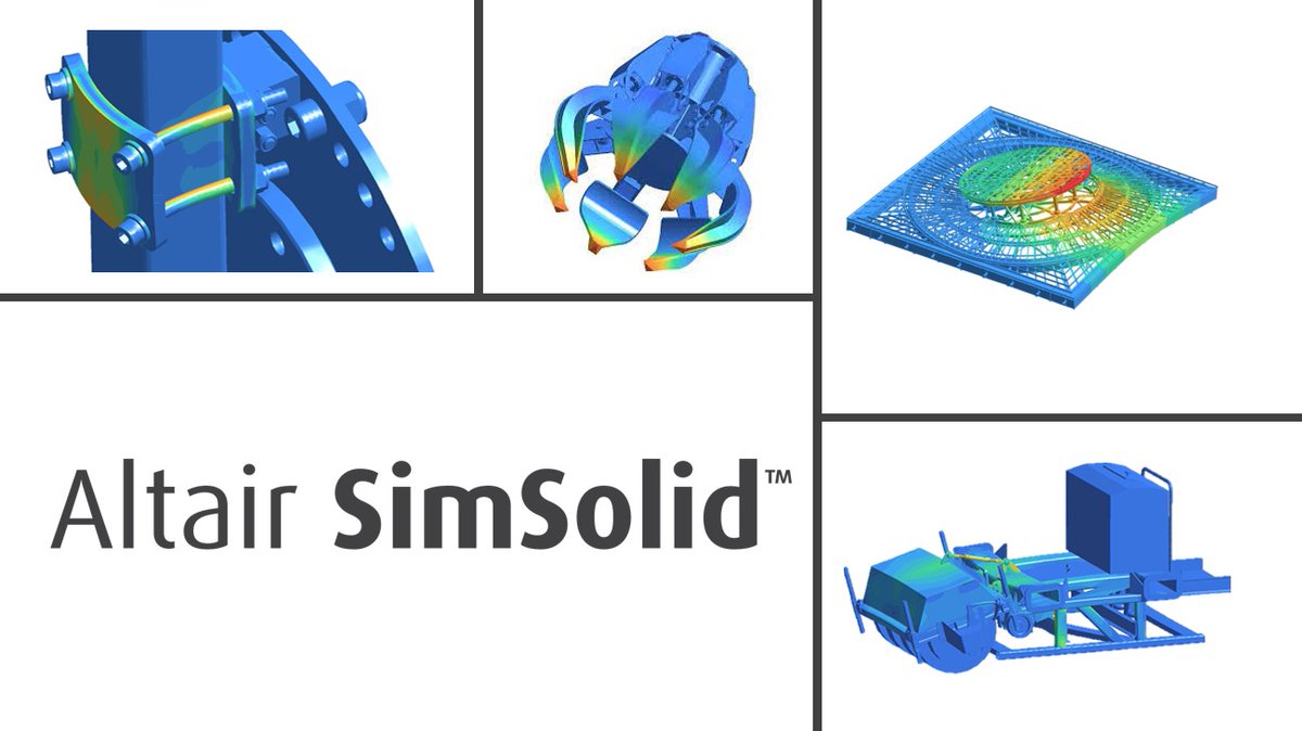 TrueInsight_io's tweet photo. Check out our latest YouTube video - Running Nonlinear Testing in Altair SimSolid
https://t.co/ZBfdVCgAnO
Join the upcoming Webinar on January 20th "Eliminate Geometry Simplification and Mesh Creation with Altair SimSolid"
https://t.co/1TPCCgu8Hp
#Altair #SimSolid #CAE https://t.co/5b55vXxZdZ