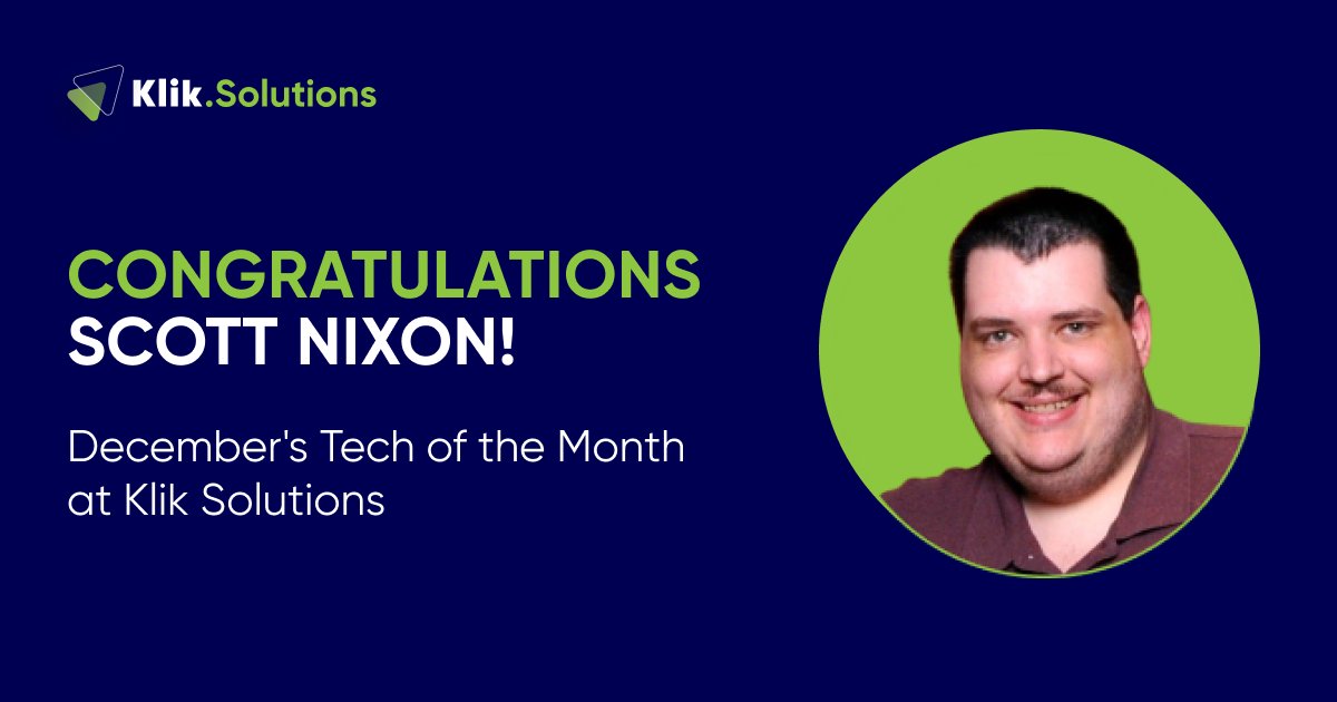 Congratulations to Scott Nixon on the well-deserved title of Tech of the Month!💻😎
His amazing job resulted in 15 (!) five-star⭐feedback from our customers in December.
What a brilliant way to end the year 2022!
Thumbs up to Scott! Great job!👍