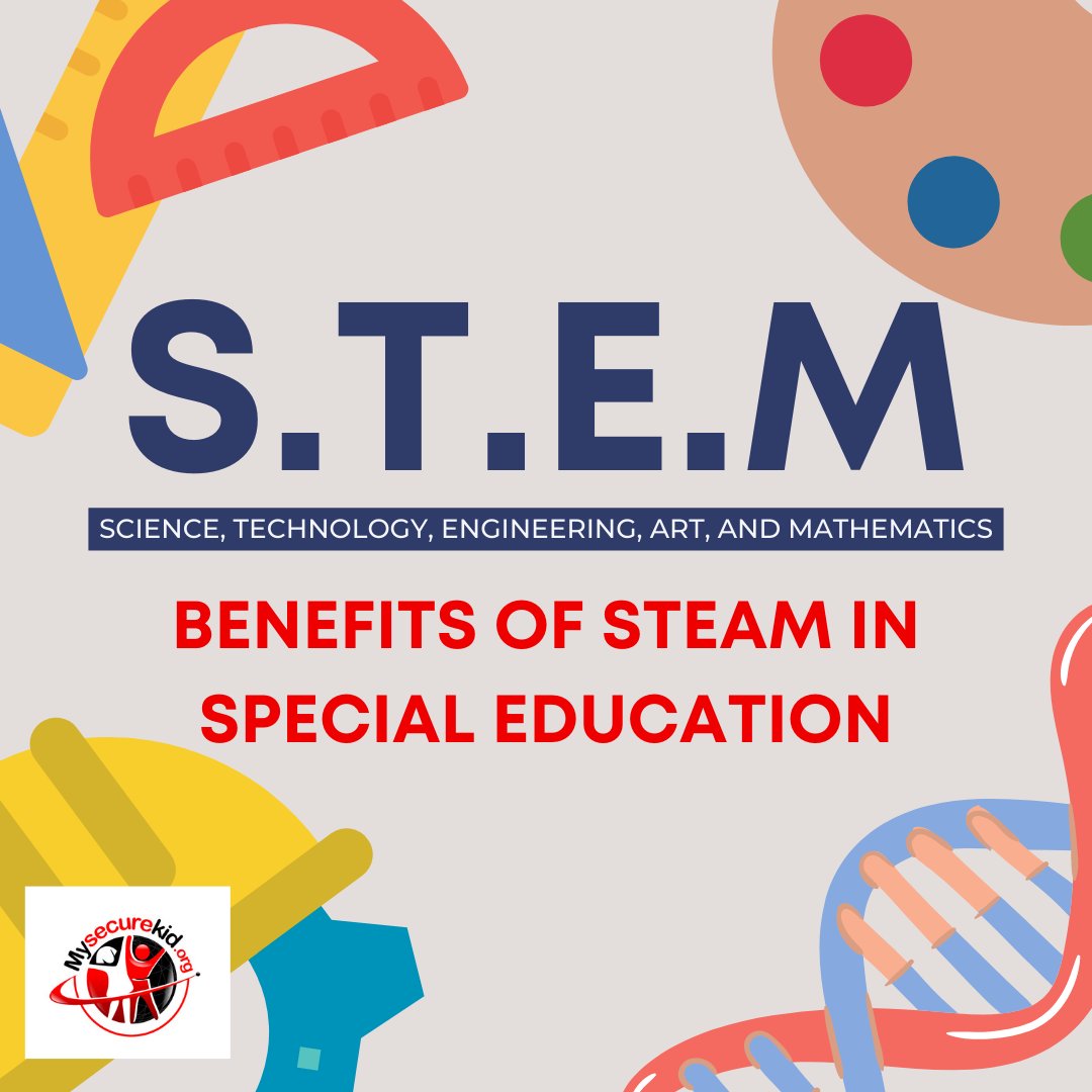 mysecurekid_'s tweet photo. STEAM projects can offer many benefits for students with special needs. Academically, students are learning hands-on applications for topics covered in their lessons such as math and science.  #MSK #ST360Cares #MySecureKid #STEM #education https://t.co/SJGycRkK74