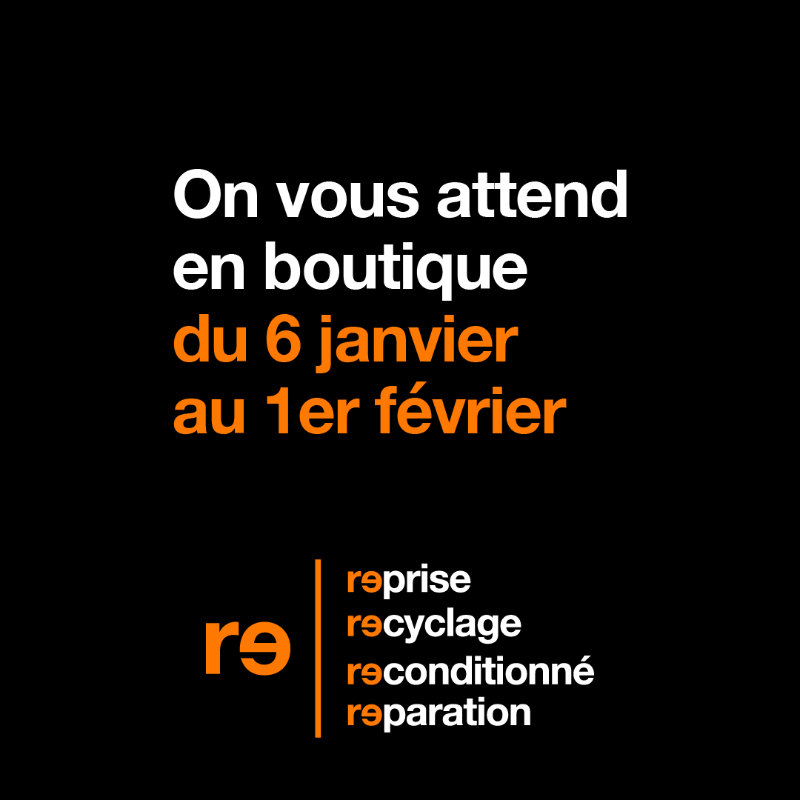 Orange_France's tweet photo. Vous pensez que votre ancien mobile n'a aucune valeur ? Faux 😉 Jusqu’au 1er février, on reprend tous vos mobiles, fonctionnels ou non.