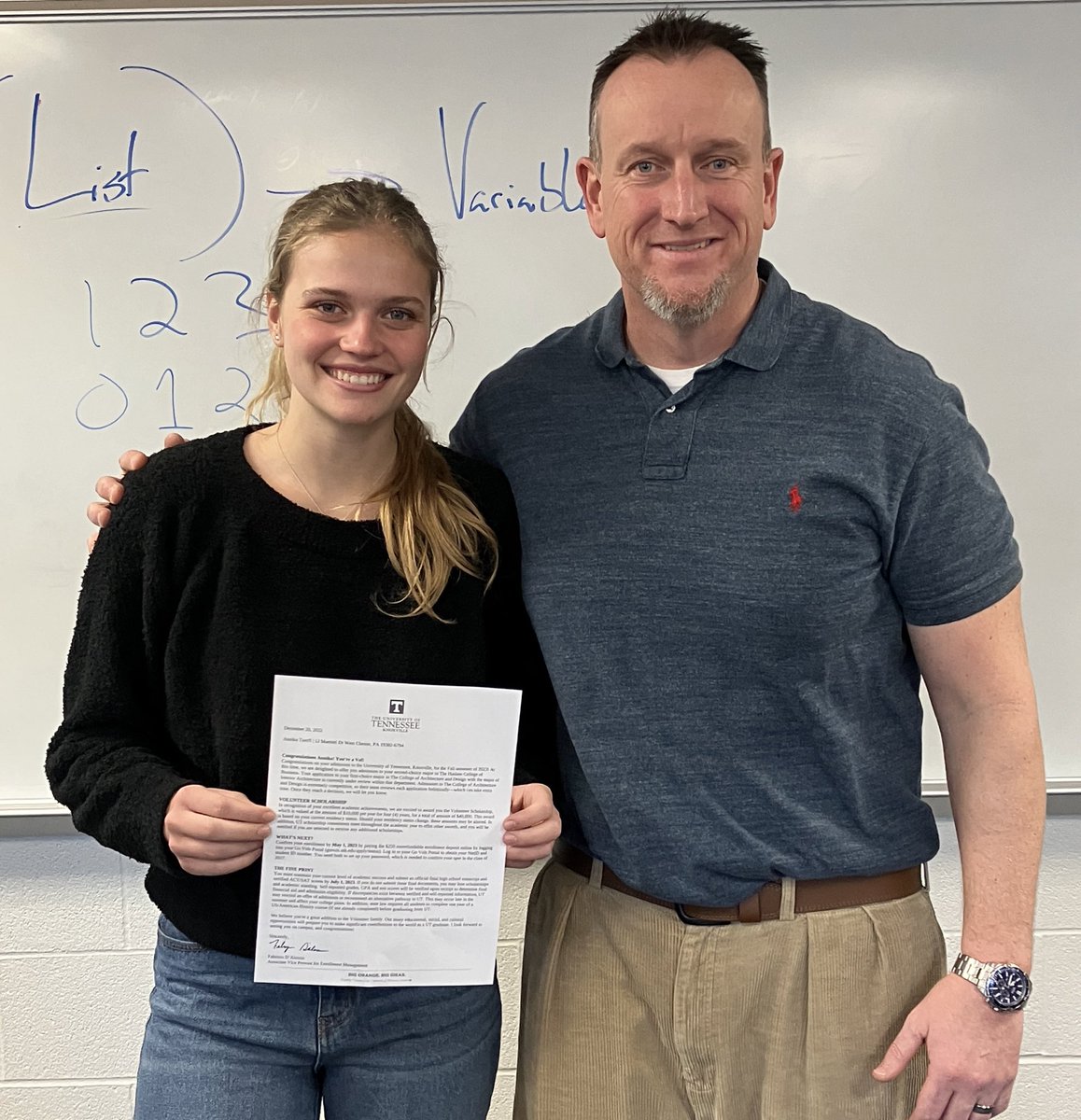StarkVilleLearn's tweet image. Congrats to Annika Tuerff on her acceptance to the University of Tennessee @univtennessee Great student and person!!! #trU2U #GoVols #APCompSci