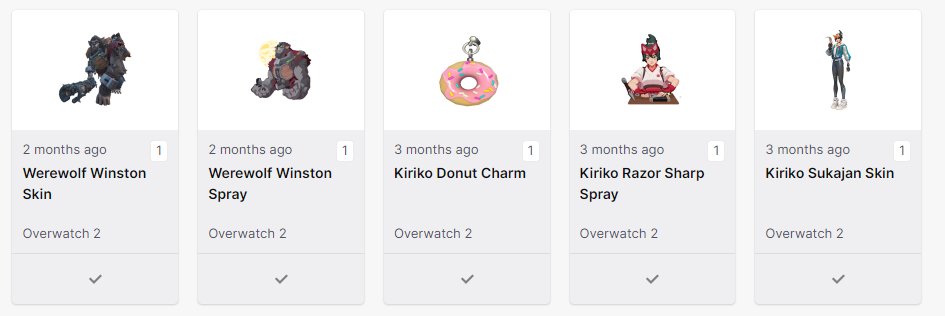czmAvery's tweet photo. @BlizzardCS Hey, so I still haven't received any of my drops. I know you guys were having problems with drops when OW2 launched, so I've tried to be patient, but I've re-linked my account three times now. Please, I am tired of using base game Kiriko skin. :c https://t.co/EpQ53DIJPw