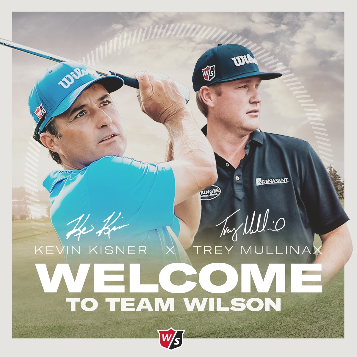 For the original golf brand, making history is second nature! We’re proud to announce our two newest additions to team @WilsonSportingG … Let’s make history <a href="/htmullinax/">Trey Mullinax</a>  &amp; <a href="/K_Kisner/">Kevin Kisner</a>! #TeamWilson #AdvisoryStaff #WilsonGolf