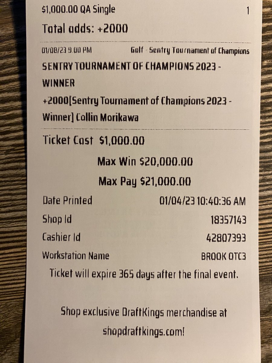 Morikawa goes winless in 2022 only to start off 2023 with a W! Last three years here 5th 7th 7th.. Ball Strikers course!! Enjoy the beautiful Maui scenery while praying he makes his 4 footers!! <a href="/ThePME/">Pat Mayo</a> <a href="/Tour_Junkies/">Tour Junkies</a> <a href="/ToeTagginTambo/">Tyler Tamboline</a> <a href="/gfienberg17/">Geoff Fienberg</a>