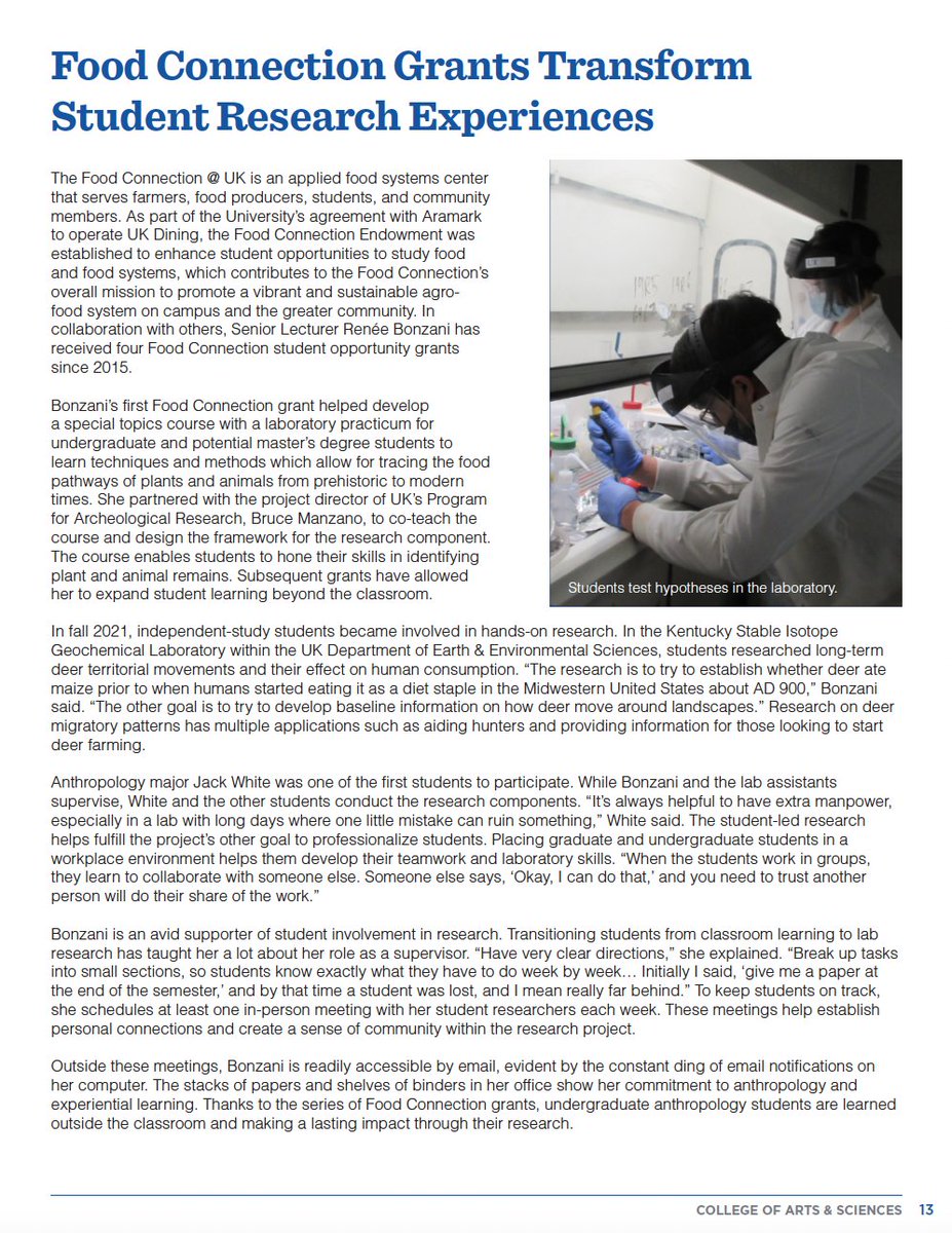 In celebration of our Student Opportunity Grants opening soon for 2023, take a look back at this student research project funded in part by The Food Connection in UK Anthropology 🔬