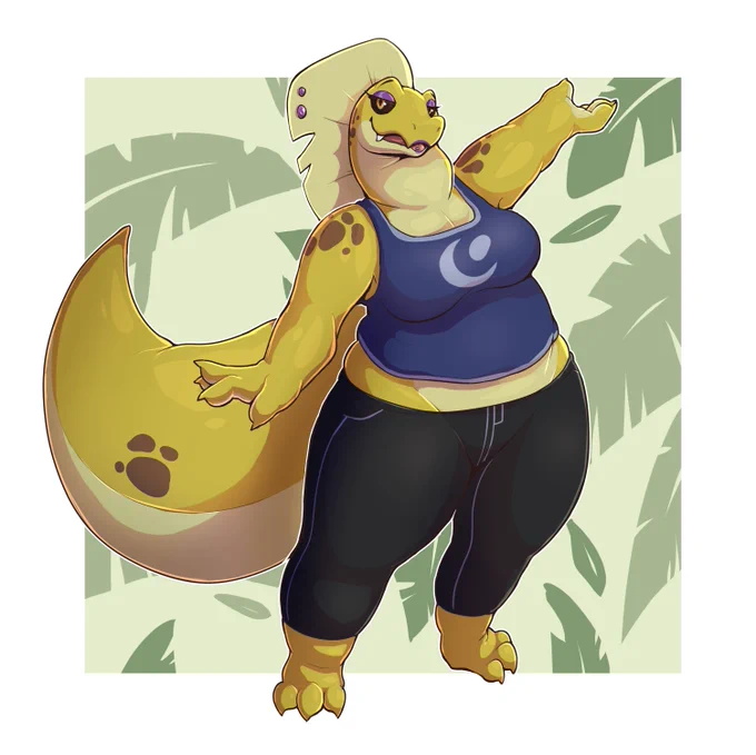 Resident artist  redesigned Rea so I kinda had to draw her again by law I guess at this pointKind of a cool character????? 