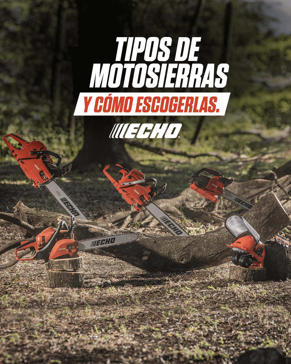 echo_mxo's tweet photo. Antes de comprar una motosierra considera para qué vas a utilizarla
🔸 Las de empuñadura frontal están diseñadas para trabajos de poda o cortando ramas bajas. ⁣
🔸 Las de empuñadura trasera, ofrecen tanto la empuñadura frontal como la trasera, proporcionando un mejor control. https://t.co/E5IGmZp79P