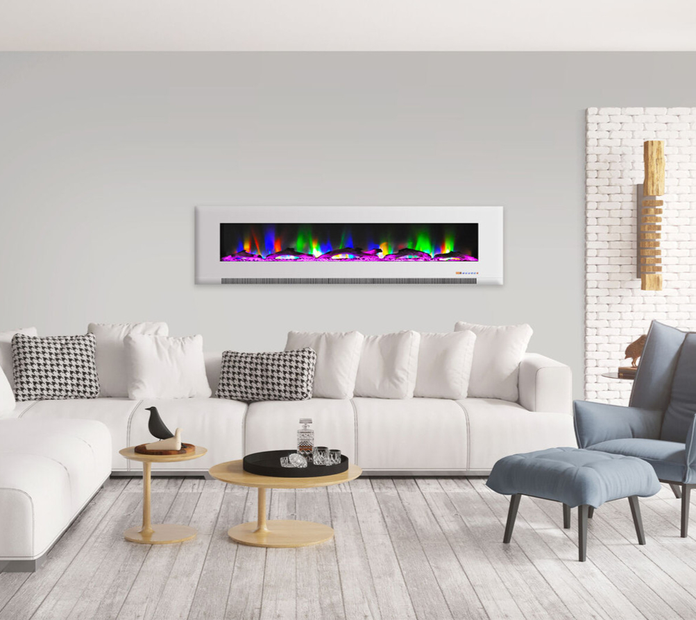 HanoverProducts's tweet photo. Looking for the perfect excuse to cuddle up on the couch with a good show during the winter months? Our wall-mounted electric fireplace heater is just what you need! With two different heat settings, you will be warm and cozy all winter long. 
 https://t.co/bN6TI0ddhl https://t.co/3Hq2n0zyUJ