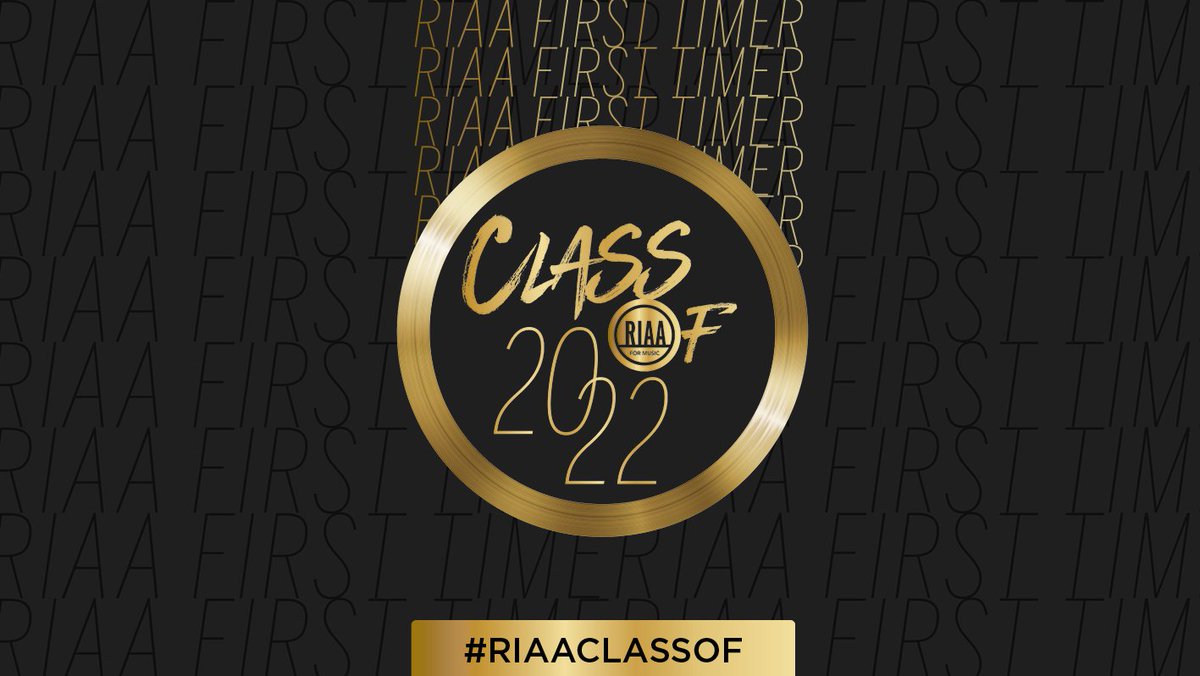 🔊 Tomorrow we are excited to announce the #RIAAClassOf 2022 first-time Gold 📀 & Platinum 💿 award recipients! Stay tuned 🏆!