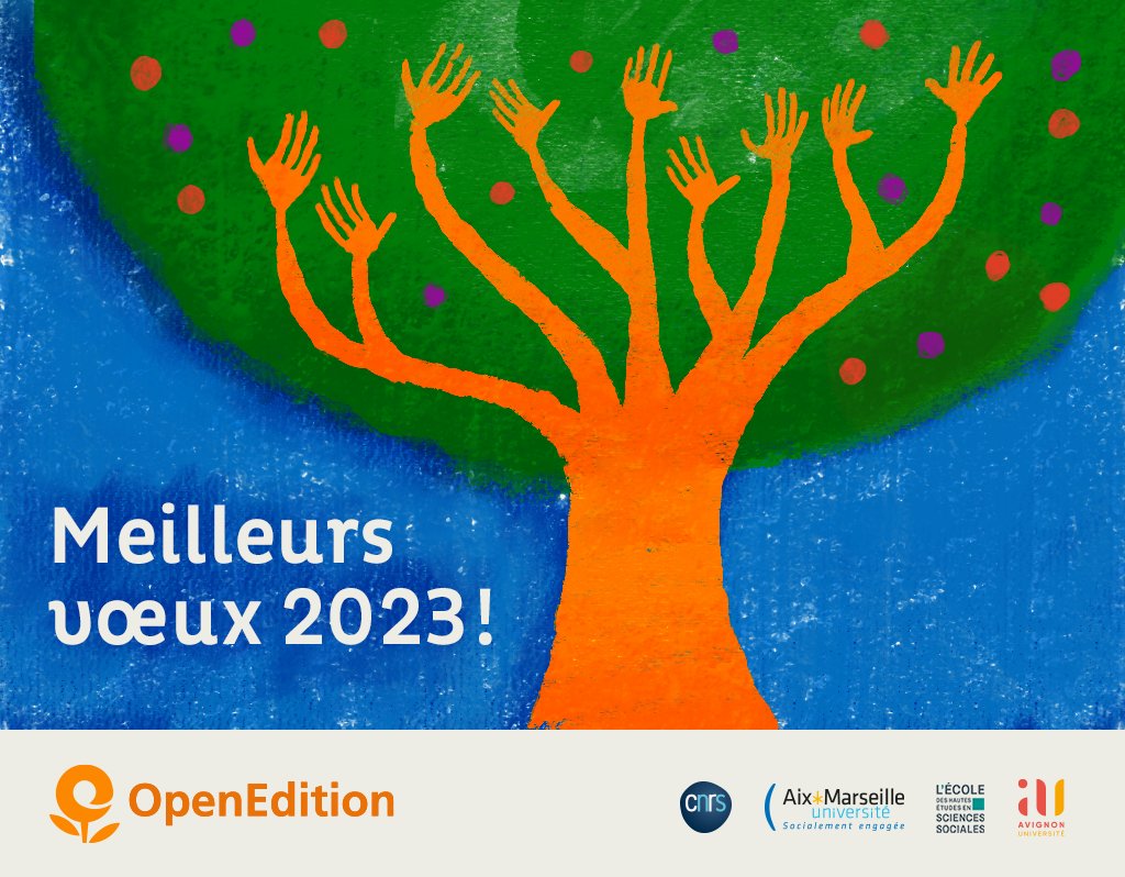 L’équipe d’OpenEdition vous souhaite une très belle année 2023 !