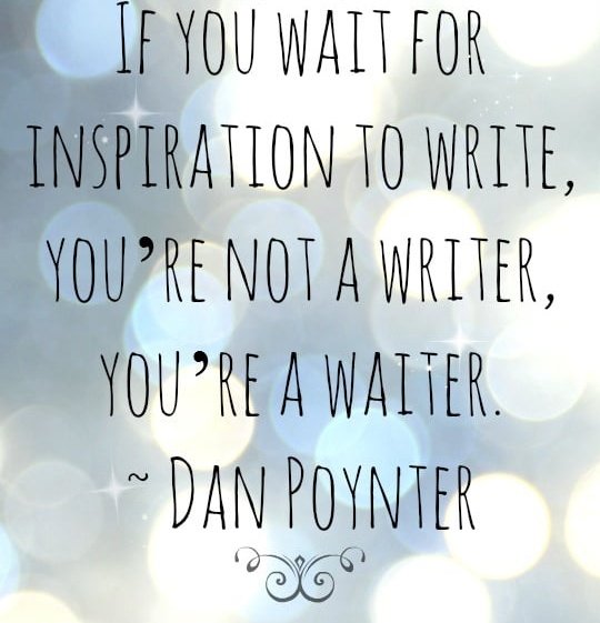 lenahullauthor's tweet photo. Some wise words to remember on the days when I'm not feeling very inspired. #writing #writinginspiration #writeanyway https://t.co/8aRxxheoMN
