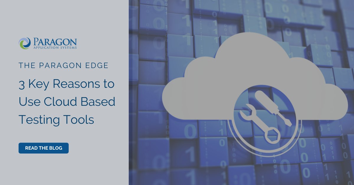 ParagonEdge's tweet image. 3 Key Reasons to Use #CloudBasedTesting Tools - Many in the payment industry are still deploying manual testing. Here’s how cloud based automated testing tools can significantly improve #paymenttesting. ▶️ 
hubs.li/Q01w_XD40