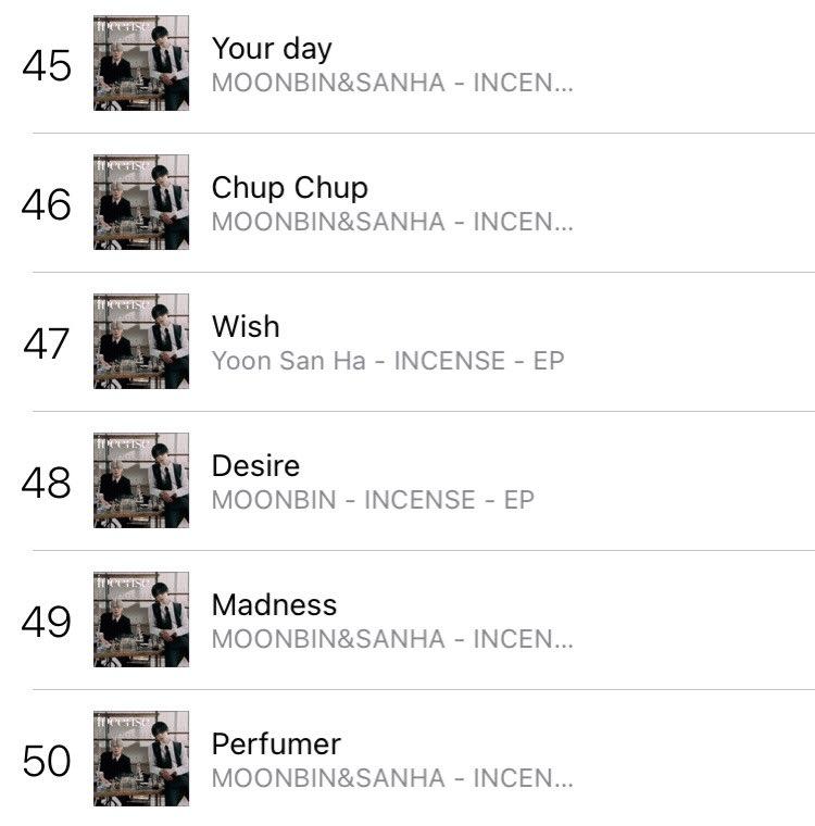 astrobrhelp's tweet image. B-ROHAS ENTRAMOS NOS CHARTS  DO ITUNES BRASIL 🎉🎉🎉

Músicas:
#YourDay - #45
#ChupChup - #46
#Wish - #47
#Desire - #48
#Madness - #49
#Perfurmer - #50

Álbum:
#INCENSE - #3 

#ASTRO #아스트로 #MOONBIN_SANHA #문빈 #MOONBIN #SANHA #산하 #문빈_산하 #문빈_산하_incense @offclASTRO