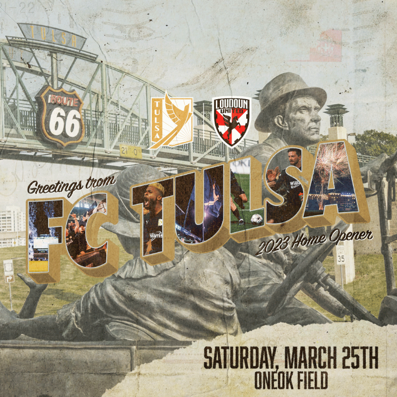 FCTulsa's tweet photo. 💥 𝘛𝘪𝘮𝘦 𝘵𝘰 𝘨𝘦𝘵 𝙂𝘼𝙎𝙎𝙀𝘿 𝙐𝙋 💥

Mark your calendars – our Home Opener is officially set for Saturday, March 25 against @LoudounUnitedFC!

Get ready for the first of 17 unforgettable nights at ONEOK Field in 2023 🤩

#ForTulsa | #GassedUp⛽️