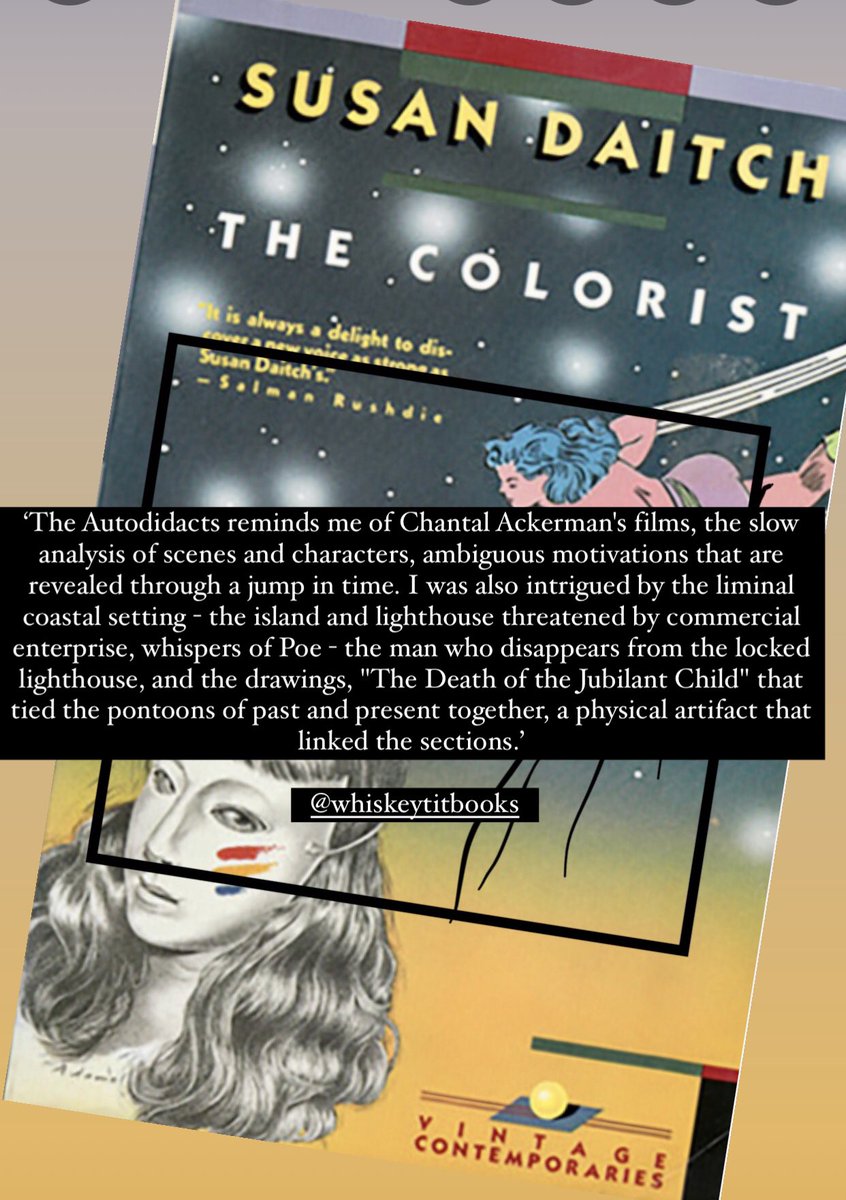 @susan_daitch is an incredible writer whose beautifully constructed fiction and formidable intelligence i’m in awe of, and so to receive these kind words about ‘The Autodidacts’ from her is the best start to the year (everyone go read ‘Siege of Comedians’ et al) @WhiskeyTitBooks