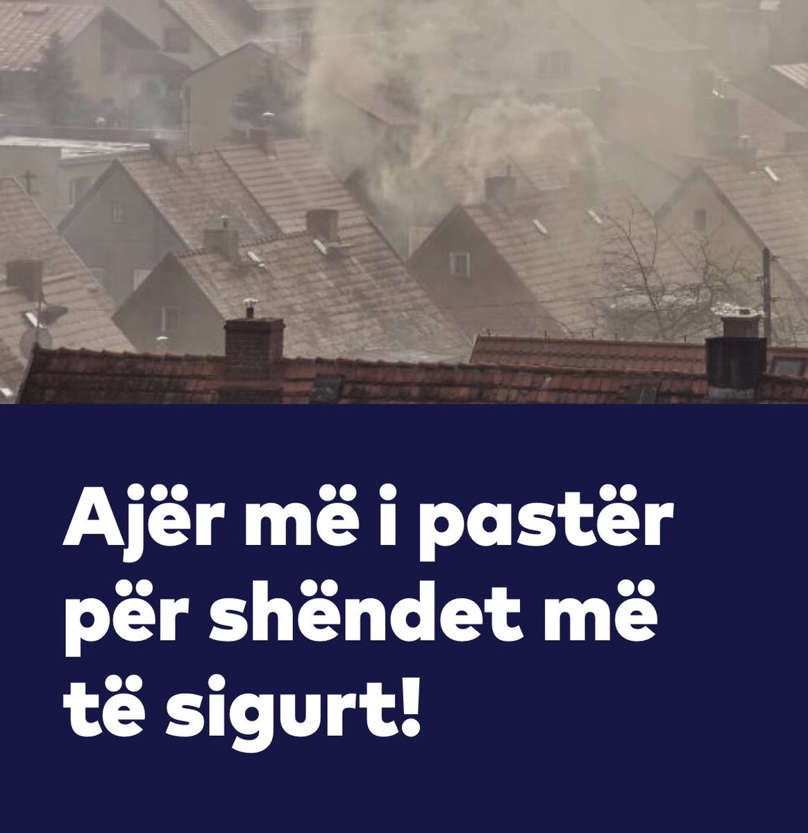Visit the page of the National Institute for Public Health to check all the medical, data-based health advisories for air pollution. Who and when should be able to go out when air is polluted? Check it out via link: ajri.niph-rks.org/sq/airquality-…
