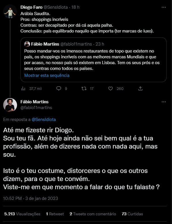 A profissão real do Diogo Faro é mesmo ser humilhado publicamente todas as semanas