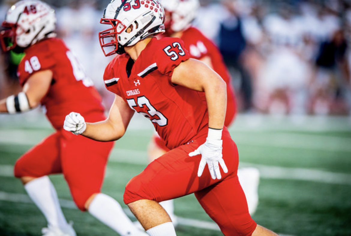 Canyon_Football's tweet photo. Team leader #4, and holding the 4th overall pick, will be DL Kyndel Arrambide. Kyndel will be paired with Coach Mendoza. #CanyonCompetitionSZN https://t.co/kNcydFwcWQ