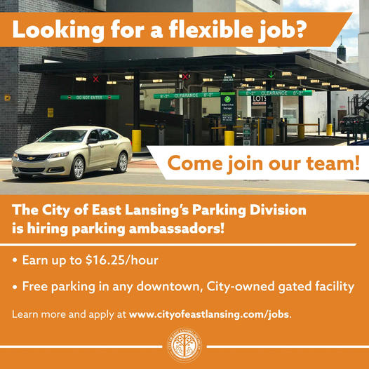 City of East Lansing on Twitter "Looking for a flexible job with a fun