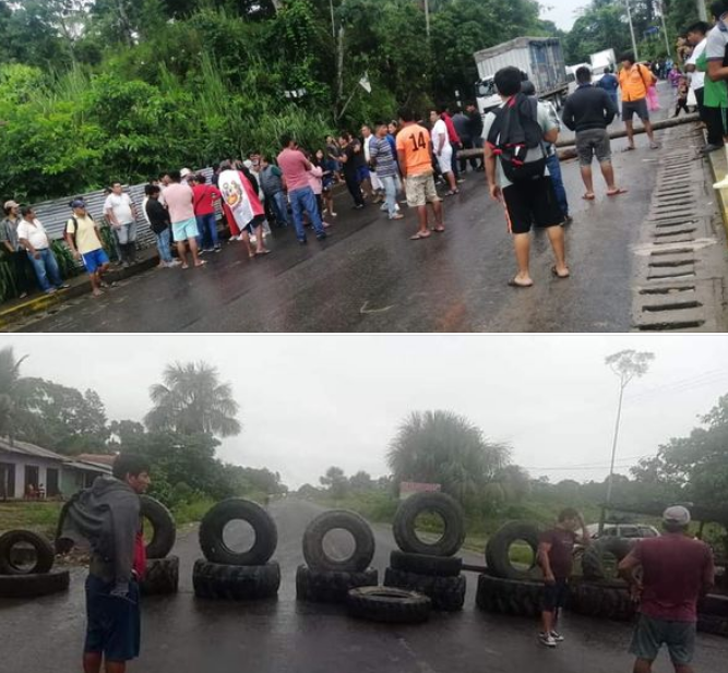 #Protestas: Se reportan bloqueos en Madre de Dios. Las demandas siguen siendo las mismas: adelanto de elecciones para que se vayan todos y convocatoria a Asamblea Constituyente, además de demandas sectoriales y regionales específicas.  #PerúPorJusticia