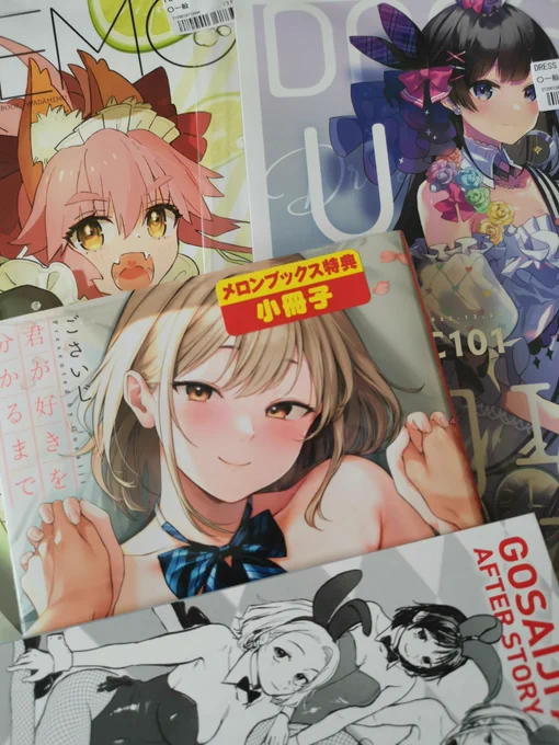ごさいじ先生のサイン会に行きたすぎて「君が好きを分かるまで」をメロブに買いに行ったんですけど、他の本の下に入れて持っていったら「こいつ日和ってるな…」って思われそうだから堂々と一番上に乗せて行ったらレジ担当がメチャカワ女性店員さんだったのでテンパりました深夜のツイート 