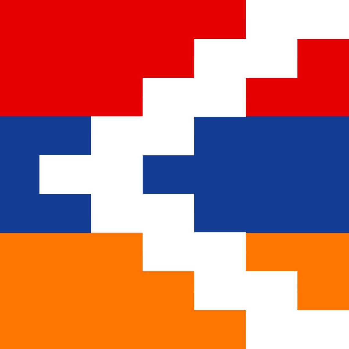 ZartonkMedia's tweet photo. #OpenArtsakh #StandWithArtsakh

SHARE this flag in support of ARTSAKH.

Aliyev and the government of Azerbaijan do not want this flag and the people it represents to exist, so share it. Spread awareness, educate, organize, and mobilize for the sake of Artsakh. https://t.co/qWfZvIRhWA